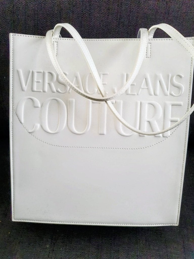 Tas Versace Jeans Couture nieuw met stoftas, Ophalen of Verzenden, Nieuw, Wit, Overige typen