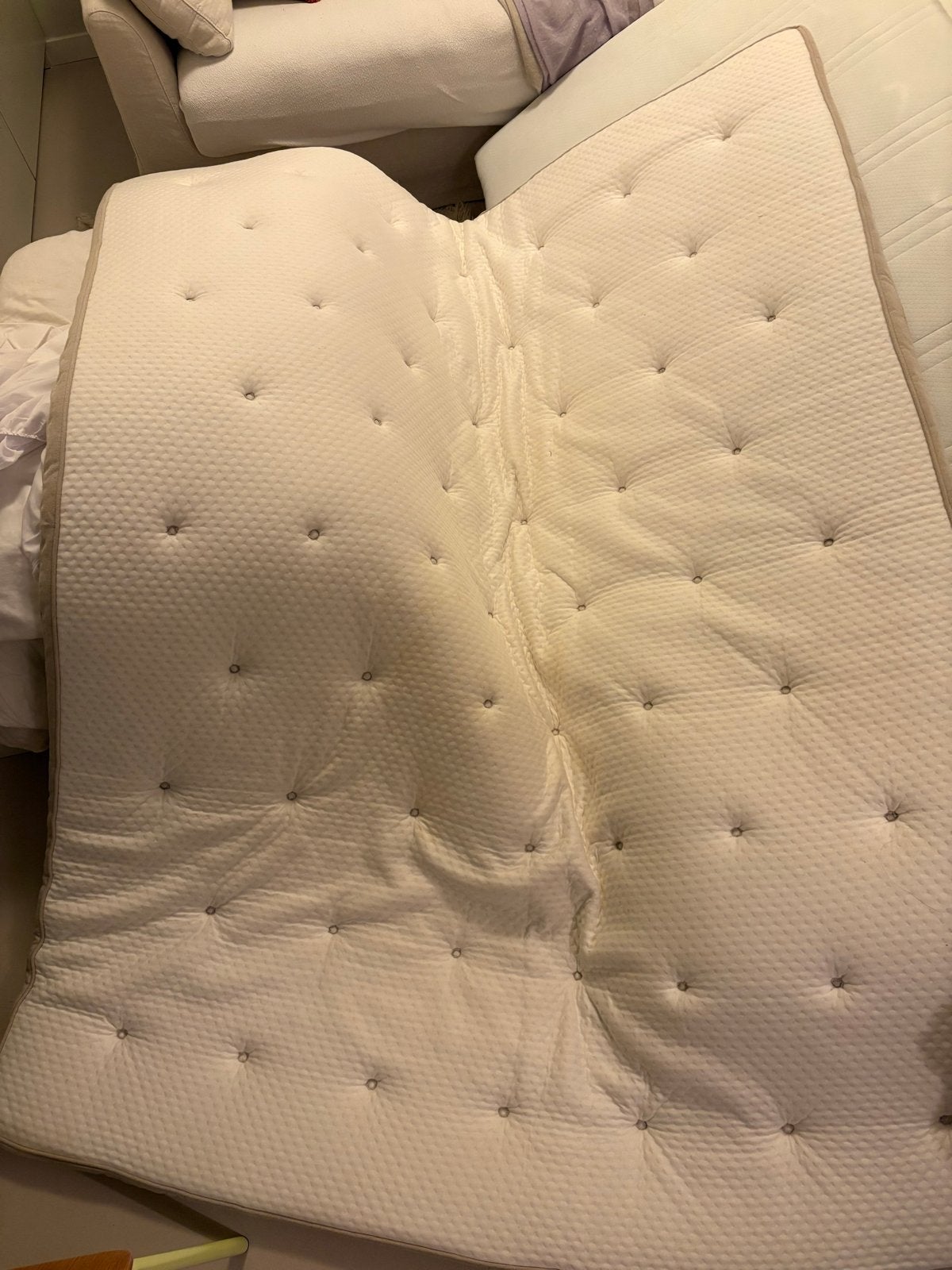 IKEA Tistedal Organic Topmatras 150x200 - Zo goed als nieuw, Ophalen, Tweepersoons, 140 cm, Zo goed als nieuw