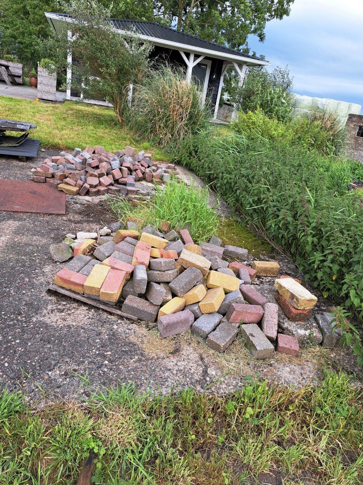 Klinkers, Ophalen, Beton, Klinkers