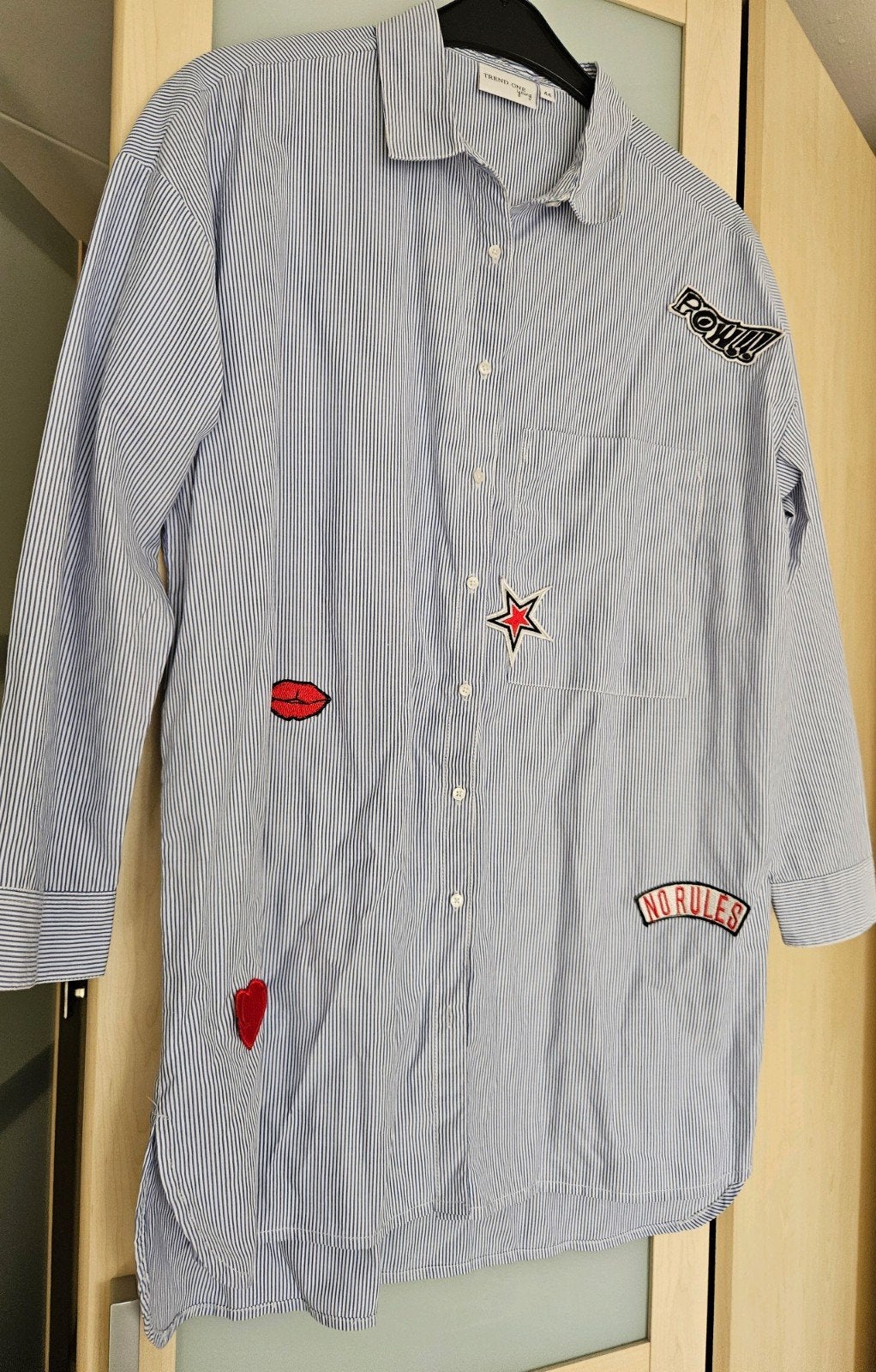 Damesblouse blauw mt 44 Nieuw, Overige typen, Blauw, Maat 42/44 (L), Nieuw