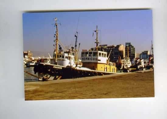 scheepvaart-foto-griek-ex wijsmuller-3x, Ophalen of Verzenden, Zo goed als nieuw, Motorboot, Boek of Tijdschrift