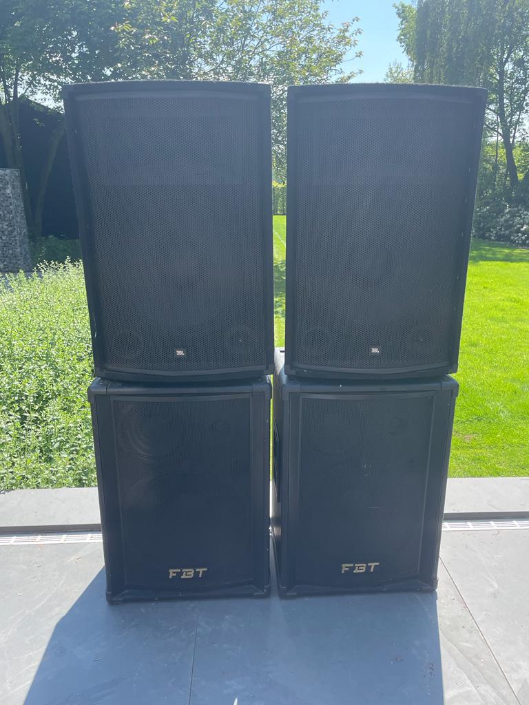Geluidsinstallatie te huur, Audio, Tv en Foto, Luidsprekers, Ophalen, Zo goed als nieuw, 120 watt of meer, Overige merken