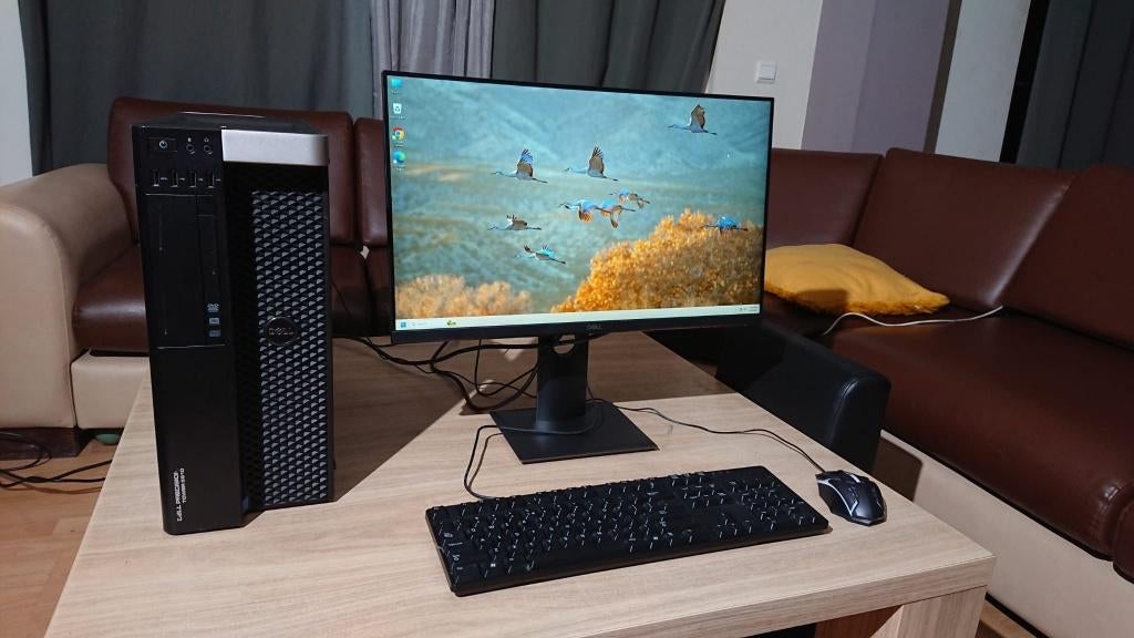 Dell GTX 970 4GB 16GB RAM SSD + 24" Dell UltraSharp GAMING, Met monitor, Refurbished, Intel Xeon, Ophalen of Verzenden