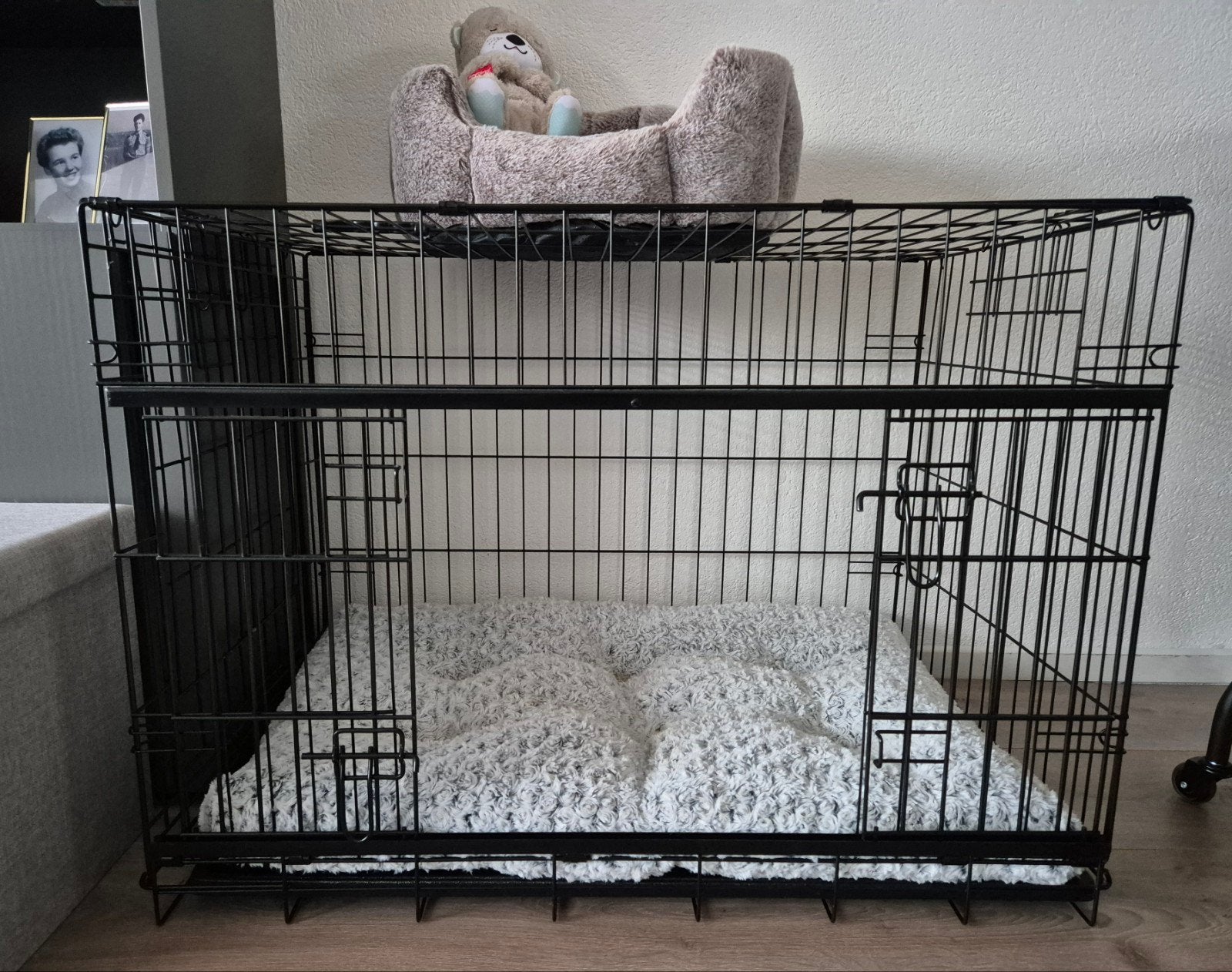 Bench 60x90; klein mandje en een snuggle otter., Ophalen
