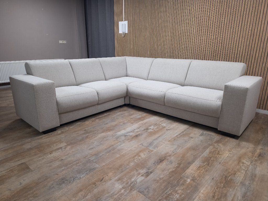 Mooi Nette Beige Hoekbank - TOPSTAAT !!, Huis en Inrichting, Info@banxtel.nl, Hoekbank, Hoekbank, Ophalen of Verzenden