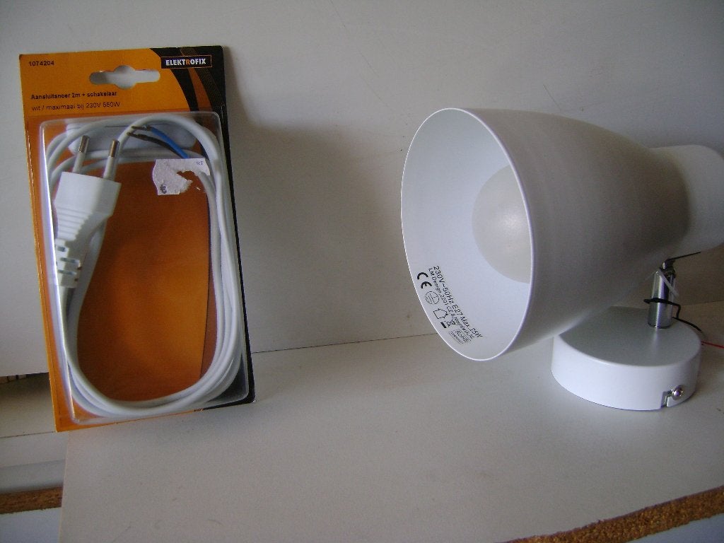 Nieuwe wandlamp wit LM Design Noordwijk(zie omschrijving), Met schakelaar, Nieuw, Ophalen of Verzenden, Overige merken