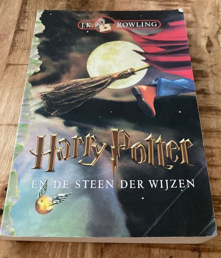 Harry potter en de steen der wijzen deel 1, Ophalen, Zo goed als nieuw, Boek of Poster