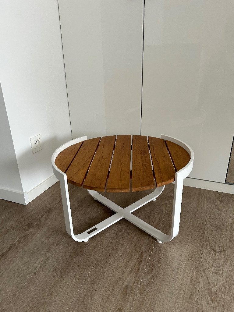 T&T design (tuin)tafeltje met bijhorend dienblad, Ophalen, Zo goed als nieuw