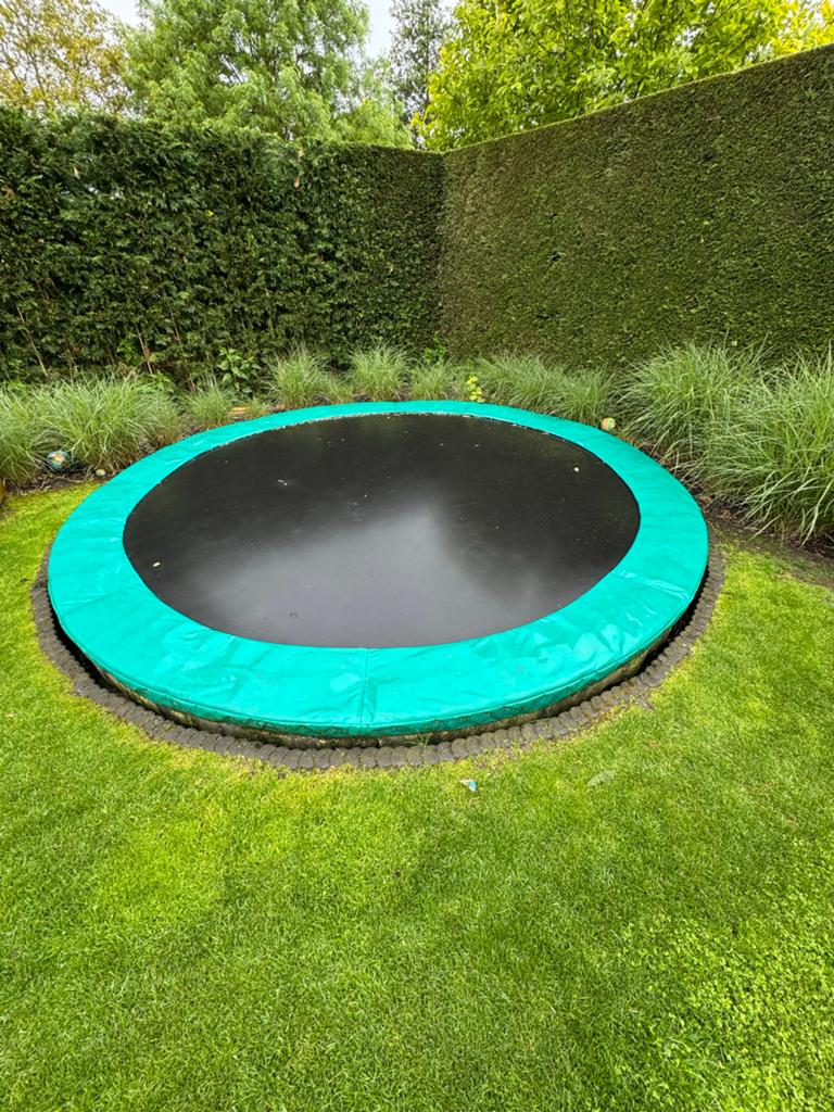 Berg trampoline 4.20m - InGround, Kinderen en Baby's, Speelgoed | Buiten | Trampolines, Ophalen, Gebruikt