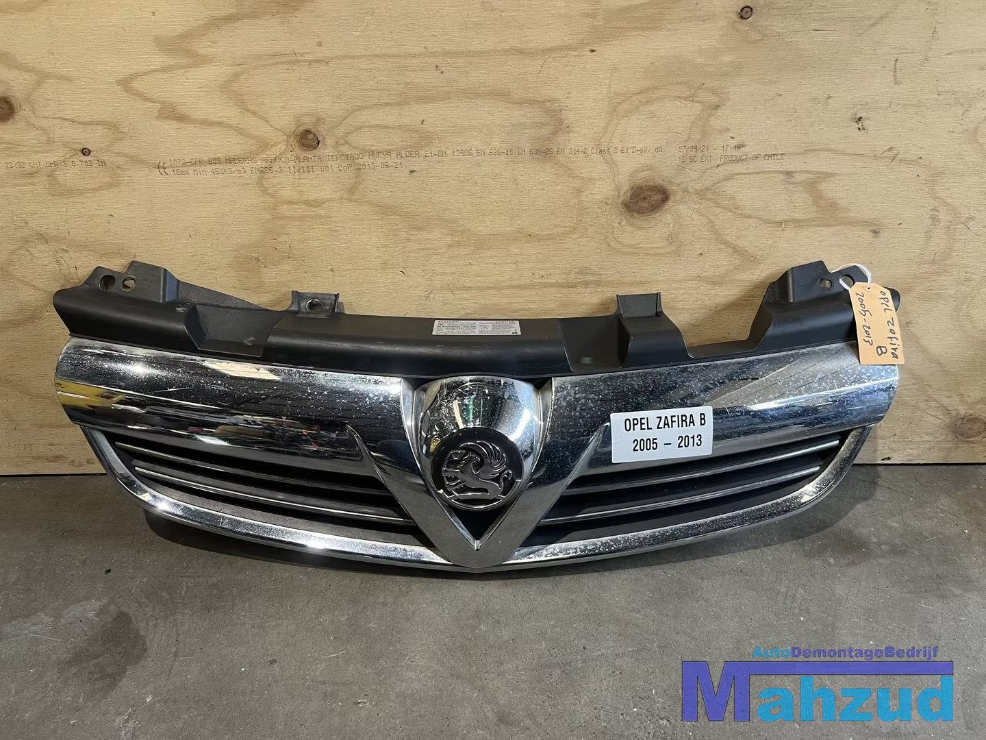 OPEL ZAFIRA B Grille 2005-2010, Gebruikt, Opel Automobile GmbH, Ophalen of Verzenden, Kontakt@opel-infoservice.de