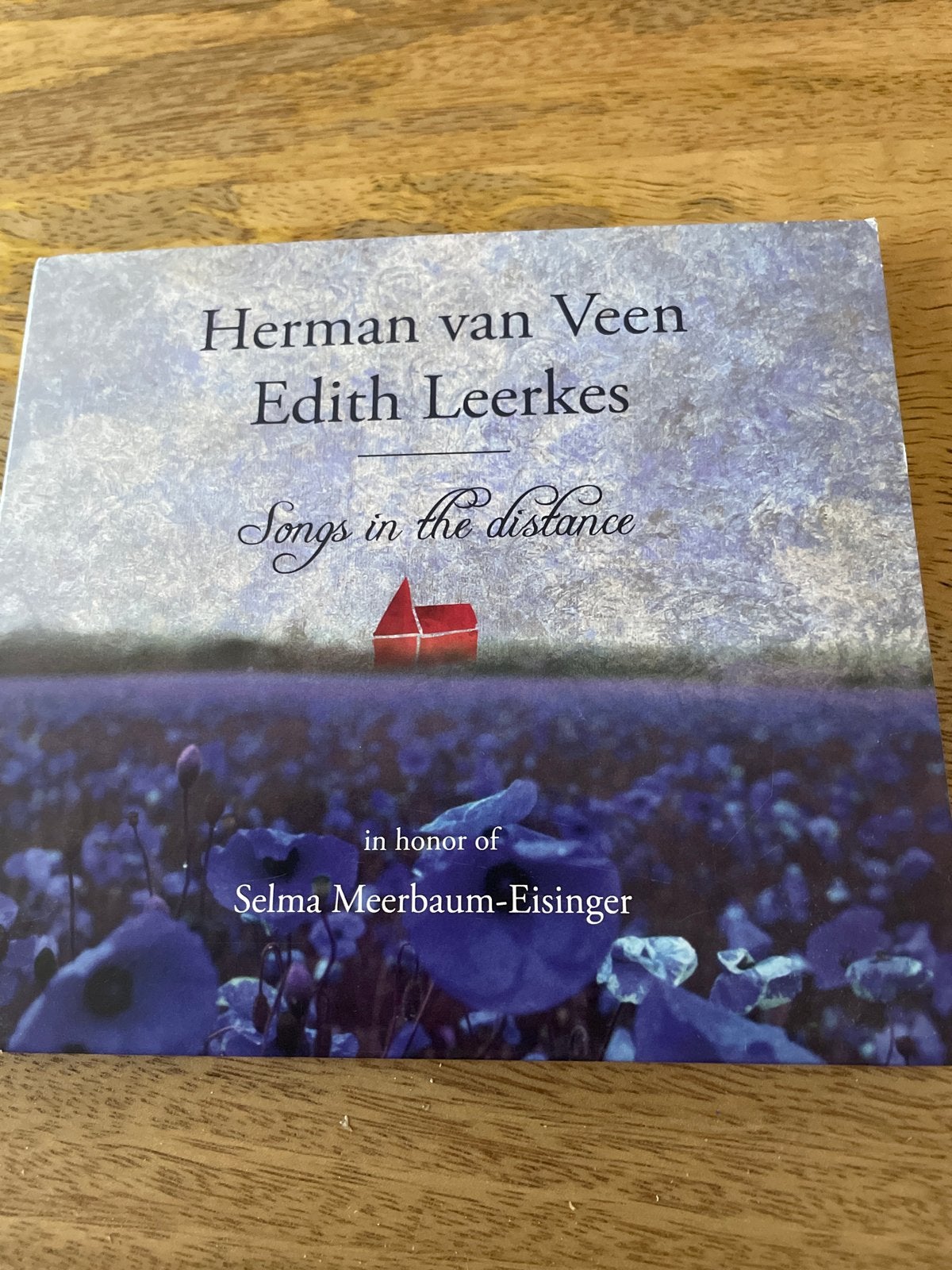 Herman van Veen & Edith Leerkes - Songs in the Distance CD, Ophalen of Verzenden, Zo goed als nieuw, Album, Inclusief boekje