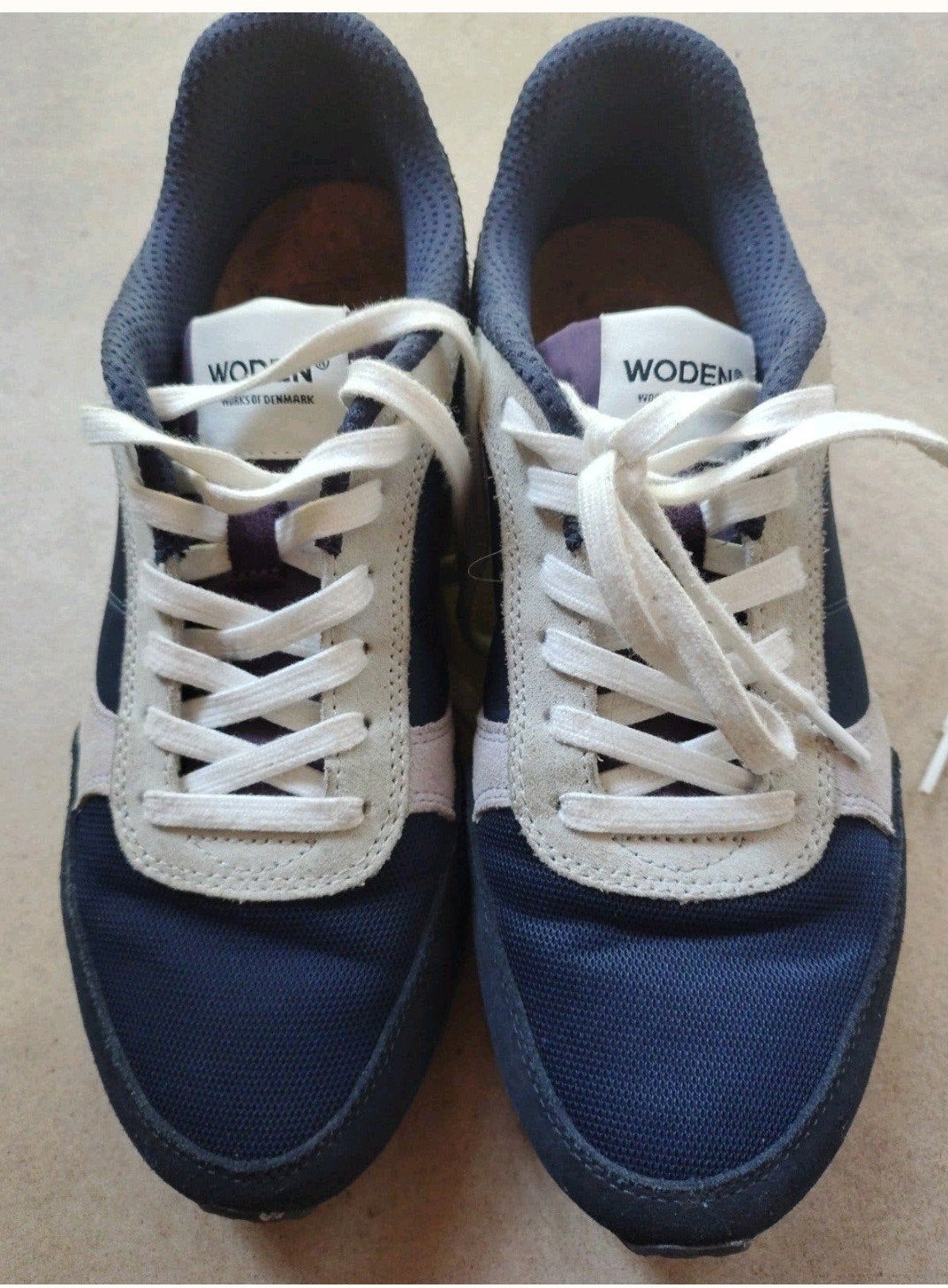 Woden Ronja sneakers maat 39 - Zo goed als nieuw, Blauw, Ophalen of Verzenden, Woden, Sneakers of Gympen