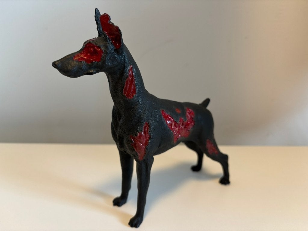 SWTOYS Resident Evil Zombie Dog Cerberus 1/6 Scale, Ophalen of Verzenden, Zo goed als nieuw