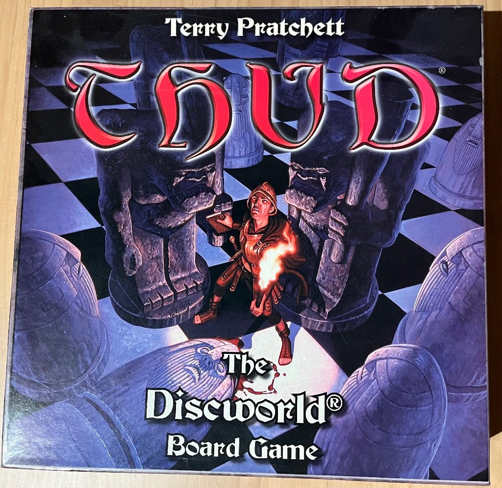 Thud, The Discworld Board Game, Een of twee spelers, Ophalen of Verzenden, Zo goed als nieuw, Mongoose Publishing