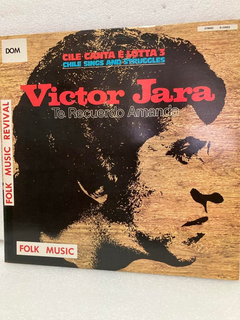 Victor Jara - Te Recuerdo Amanda LP (Folk Music Revival), Ophalen of Verzenden, 12 inch, Inclusief binnenhoes, 1970 - 1979