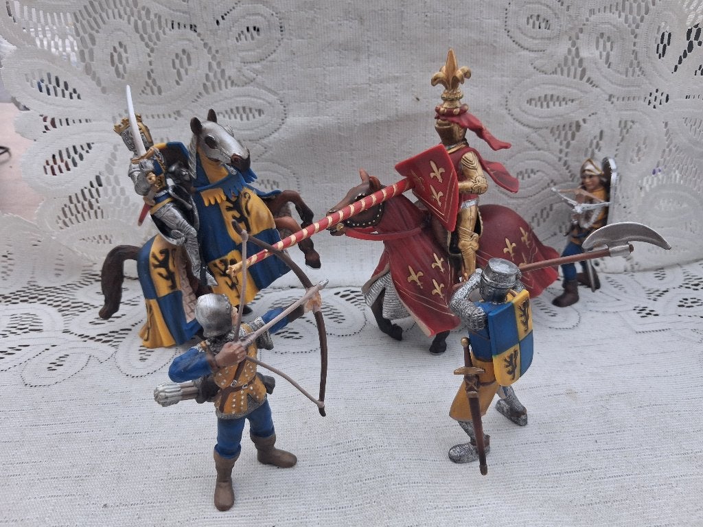 Lot schleich ridders, Verzenden, Zo goed als nieuw