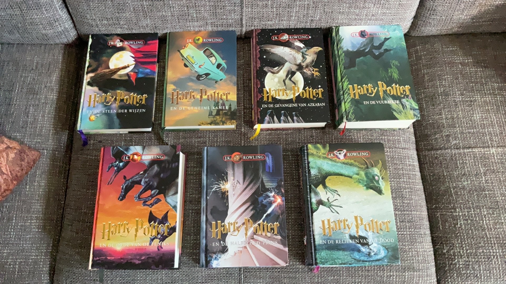 Harry Potter. Hardcover 1/7   Mooie serie, Ophalen of Verzenden, Gebruikt, Boek of Poster