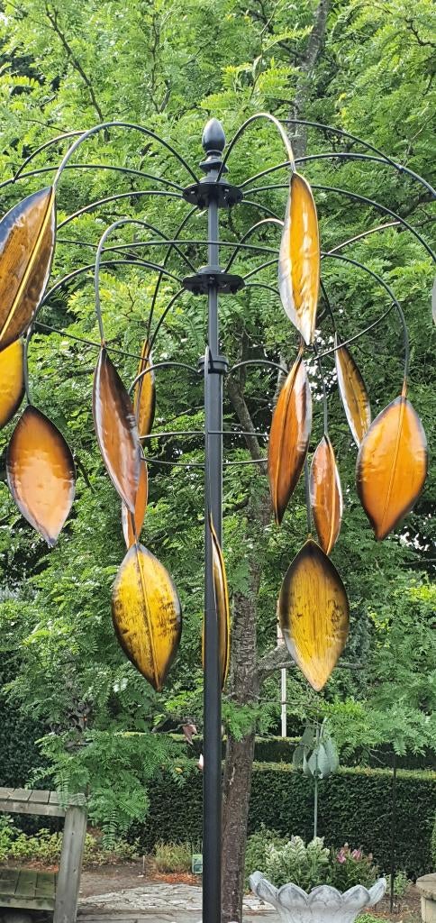 WINDMOLEN / HERFSTBLAD / windspinner, Tuin en Terras, Windwijzers en Windmolens, Huis en tuin decoratie Marie, Nieuw, Info@huisentuindecoratiemarie.nl