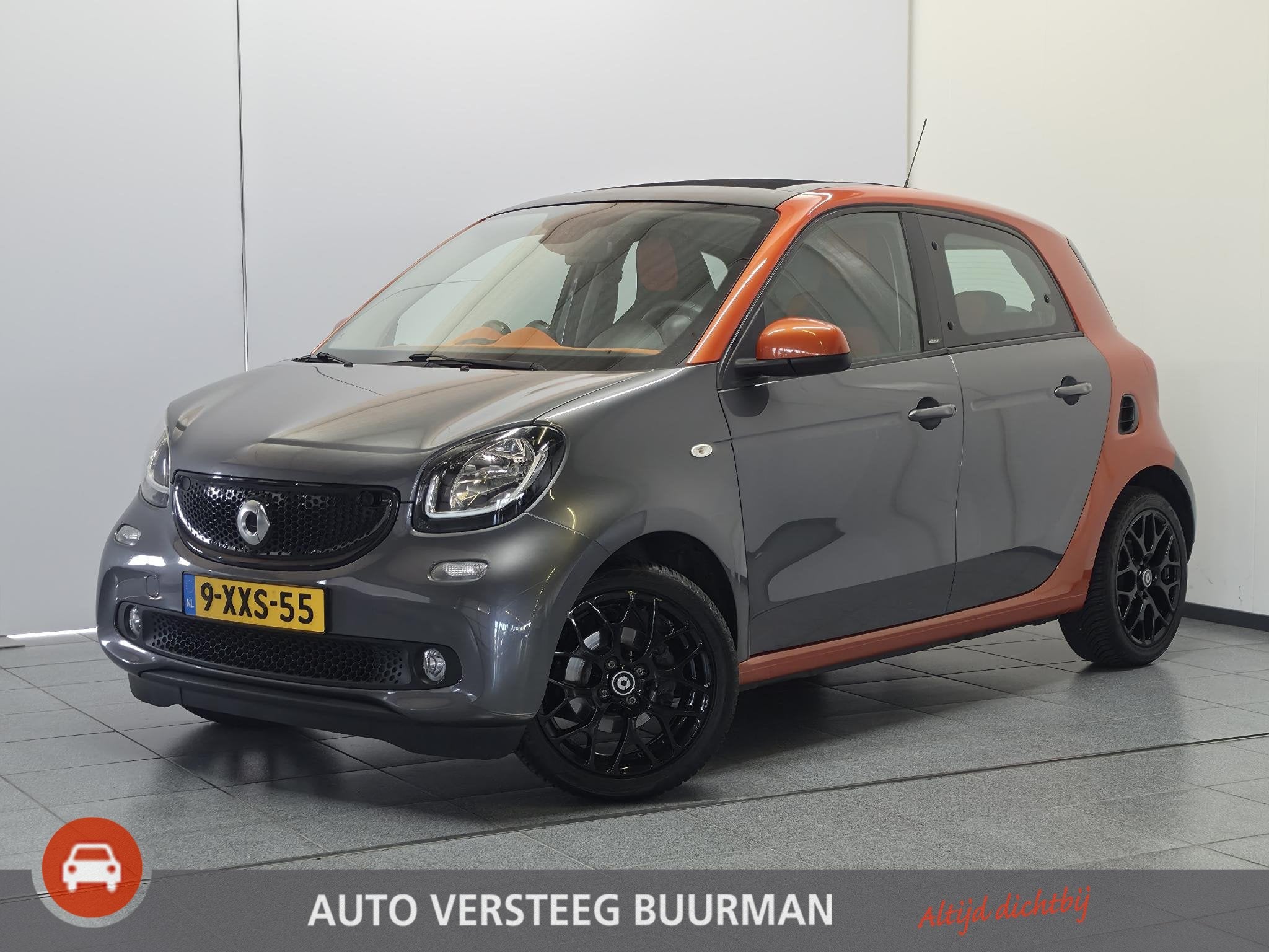 smart forfour 1.0 Passion Schuifdak, Airco, Achteruitrijcame, Auto's, Gebruikt, 4 stoelen, Origineel Nederlands, Handgeschakeld