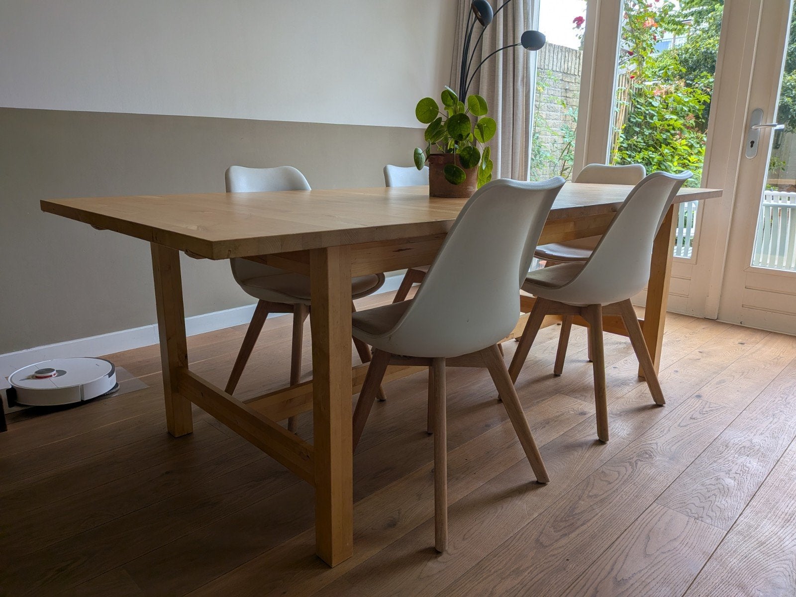 Ikea eettafel Norden uitschuifbaar, Ophalen, Gebruikt, 200 cm of meer, 50 tot 100 cm