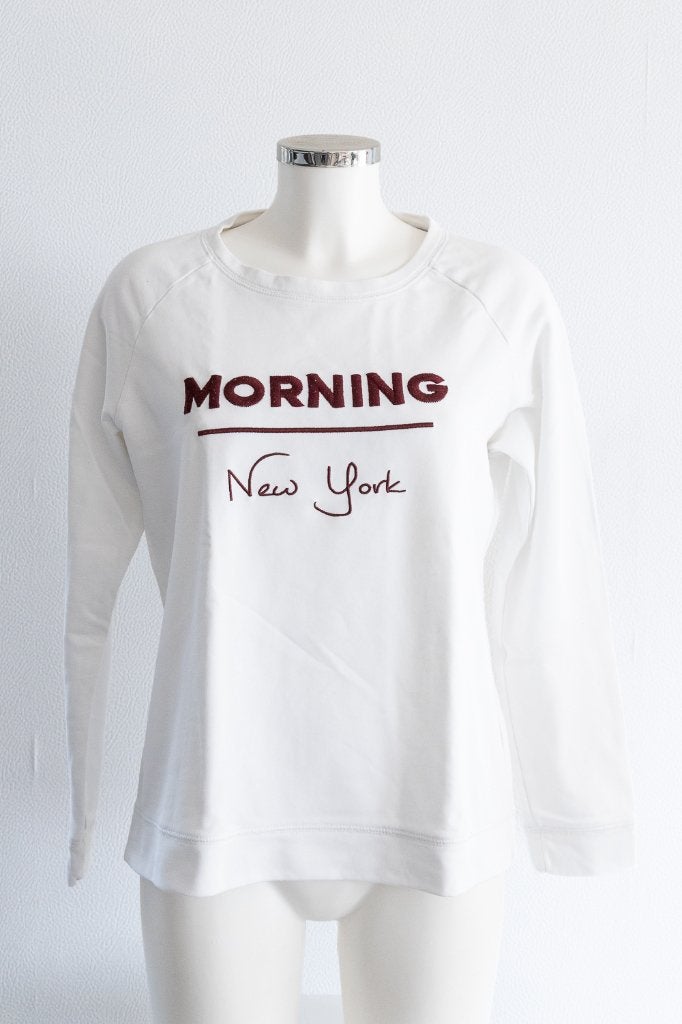 Witte sweater "New York" maat S, Kleding | Dames, Jade Twelve, Wit, Ophalen of Verzenden, Maat 36 (S)