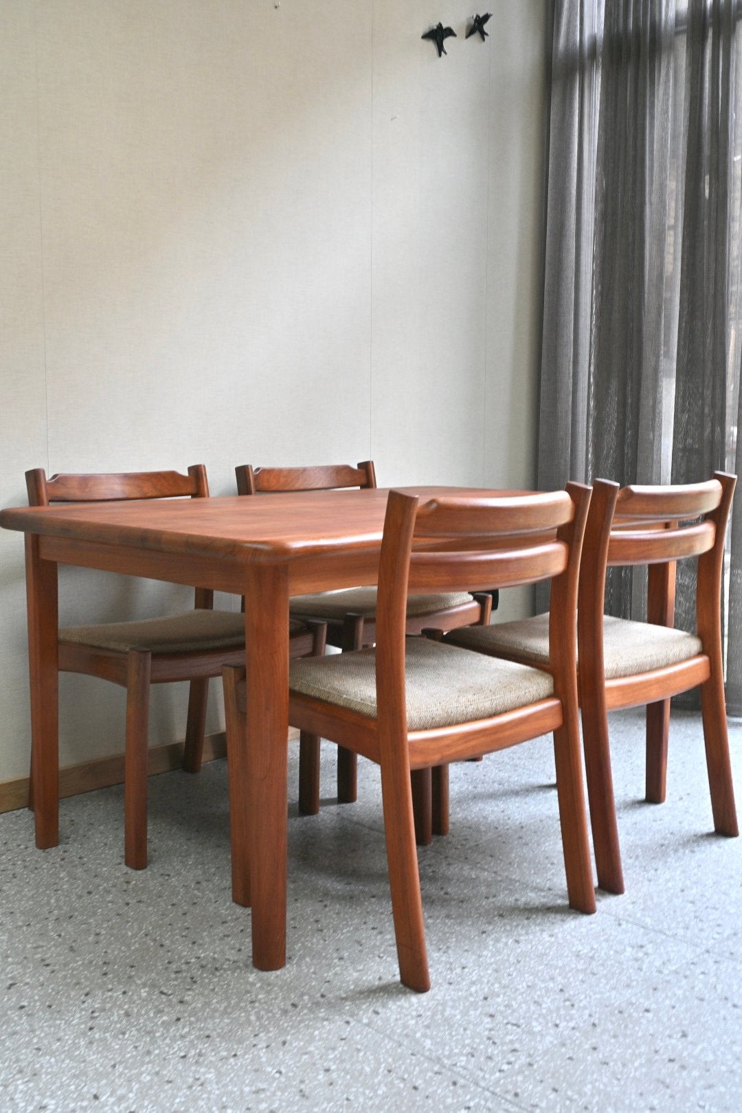 Eettafel Deens Desin Korup Stolefabrik Massief Teak, Huis en Inrichting, Tafels | Eettafels, Ophalen, Deens Design, 200 cm of meer