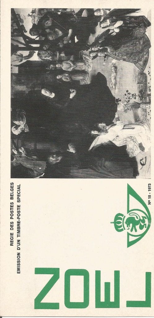 FDC 18/1973 BELGIË 16-11-73 KERSTMIS 4 Fr (FR), Kerst, Met stempel, Ophalen of Verzenden, Gestempeld