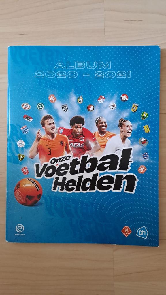 Verzamelalbum stickers voetbal 2020-2021 AH, Albert Heijn, Ophalen of Verzenden