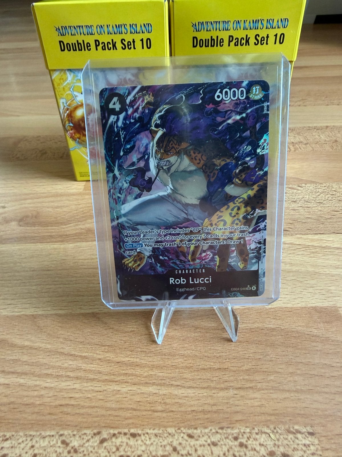 One Piece Card Game: Rob Lucci EB04-048, Ophalen of Verzenden, Zo goed als nieuw, Losse kaart