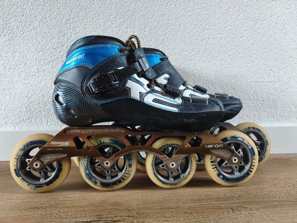 Leuke Powerslide R2 skeelers maat 43, Ophalen, Gebruikt, Inline skates 4 wielen, Powerslide