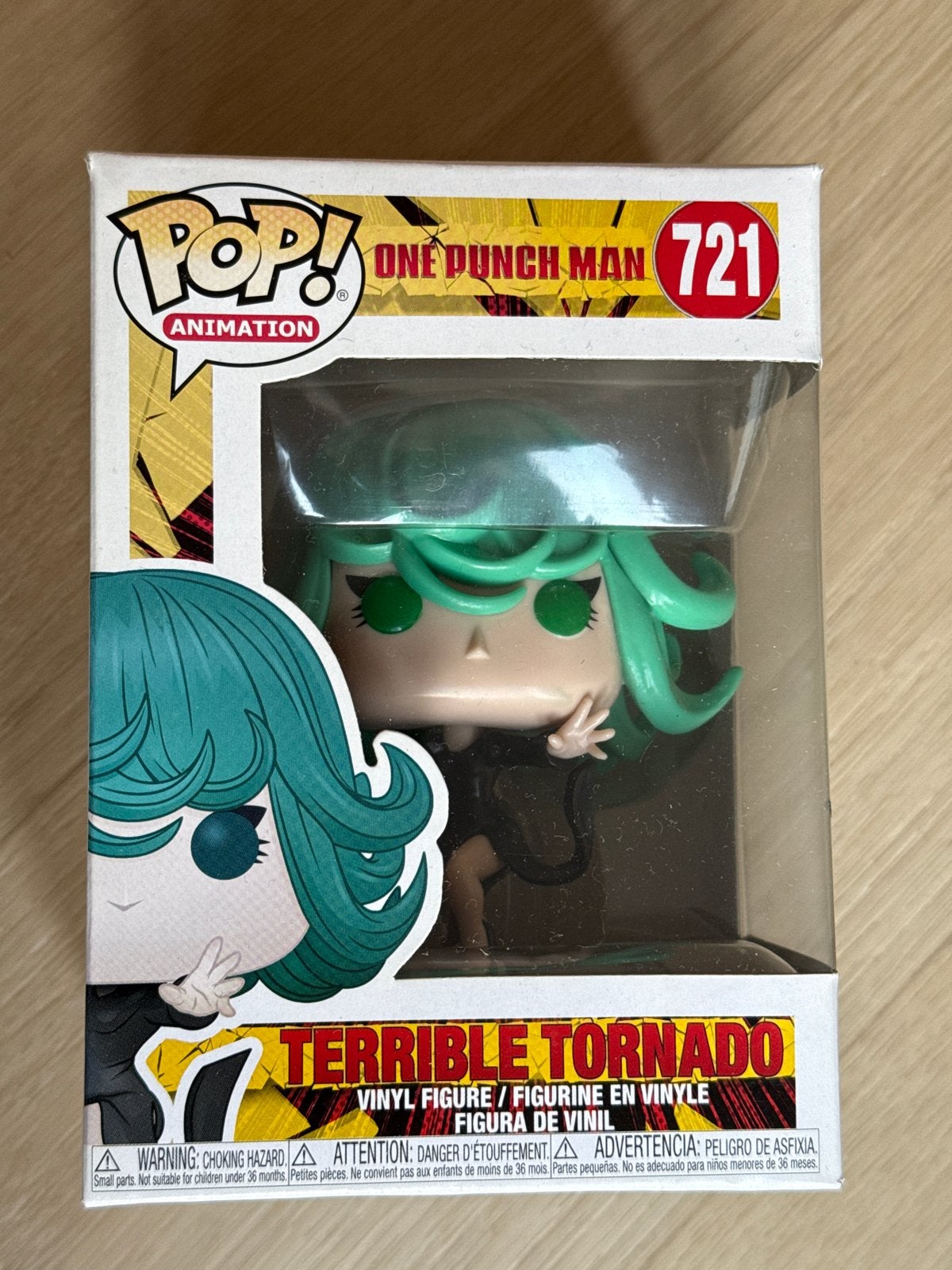 Funko Pop! One Punch Man - Terrible Tornado #721, Ophalen, Nieuw