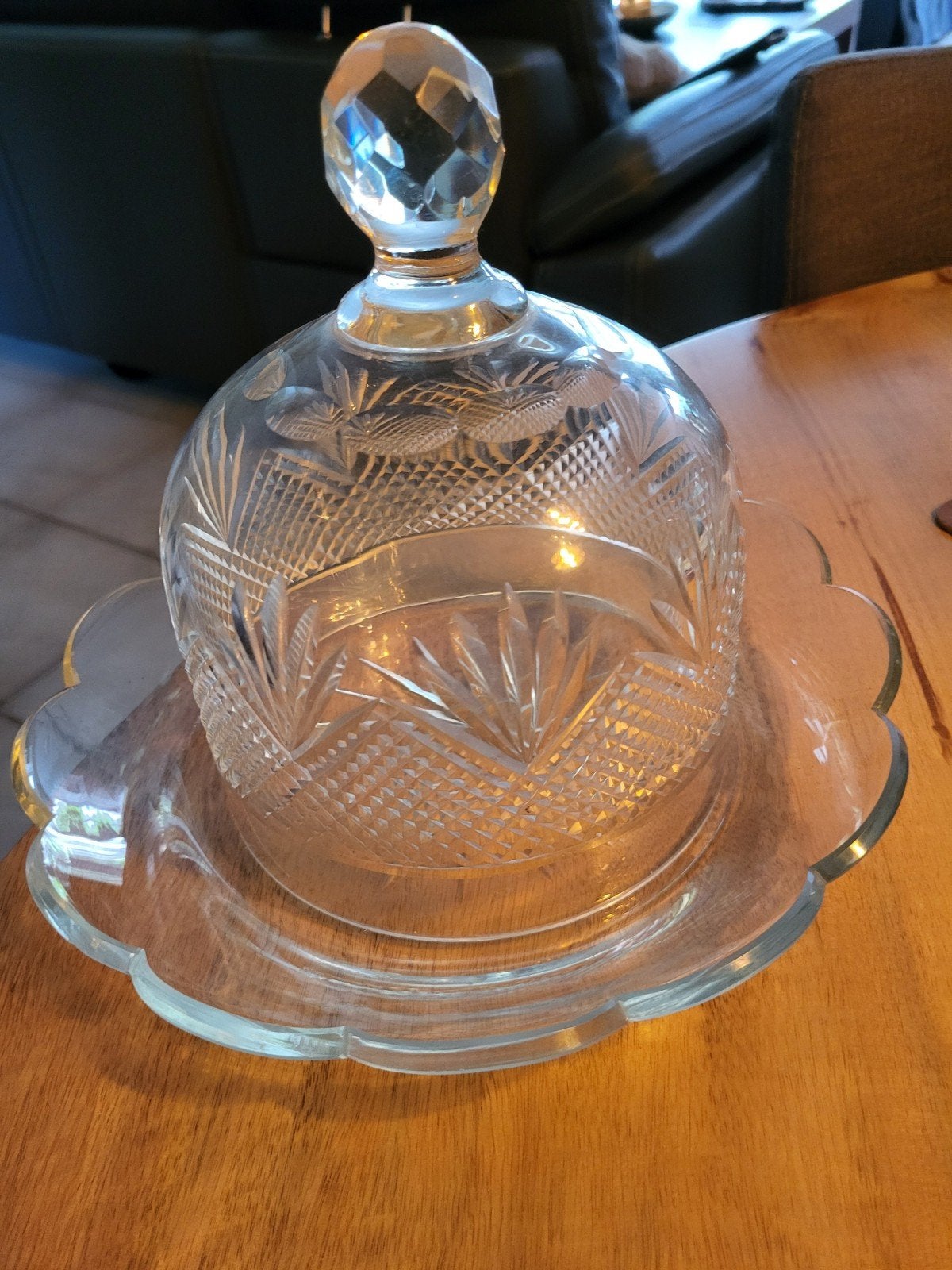 Kristallen kaasstolp, Antiek en Kunst, Antiek | Glas en Kristal, Ophalen