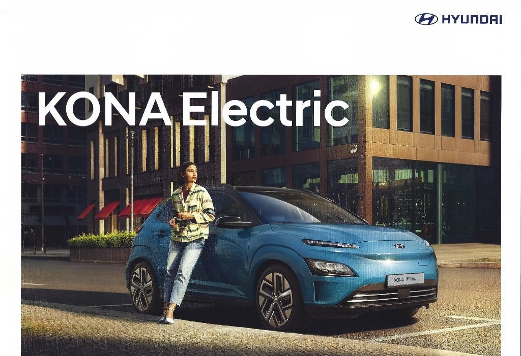 Brochure Hyundai Kona Electric 2021, Ophalen of Verzenden, Gelezen, Overige merken