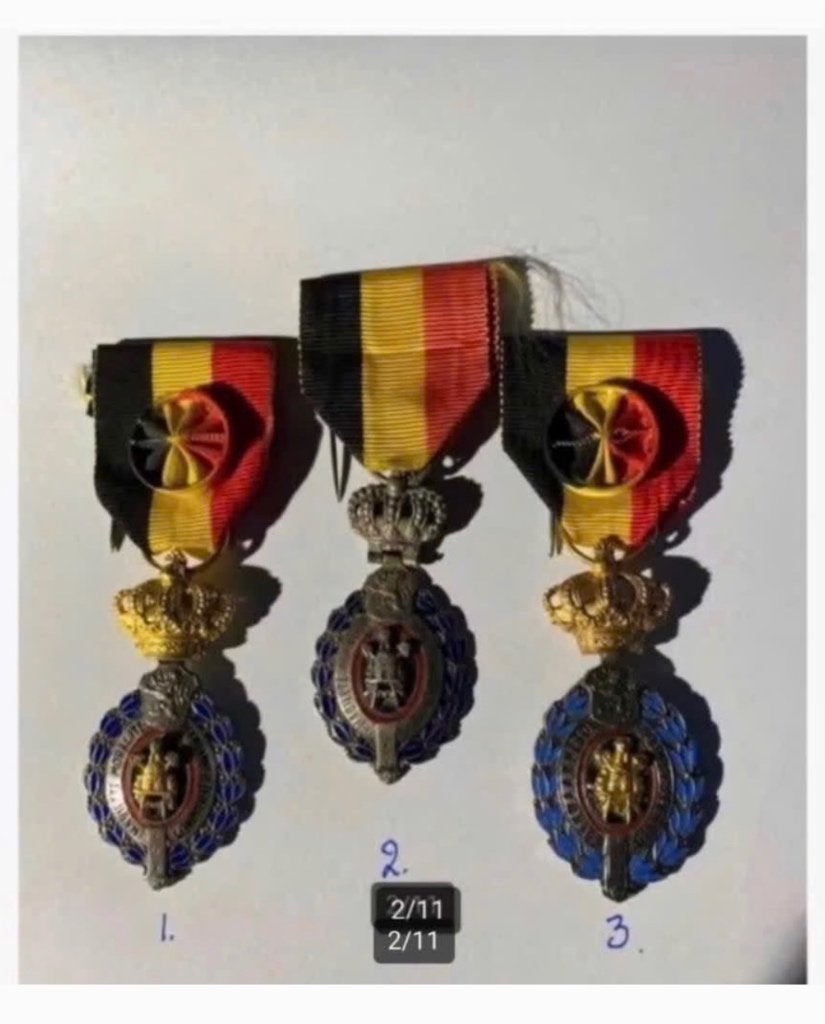 Belgie: 3 x vintage ere medaille bekwaamheid 10 cm pr.p.stuk, Postzegels en Munten, Penningen en Medailles, Ophalen of Verzenden