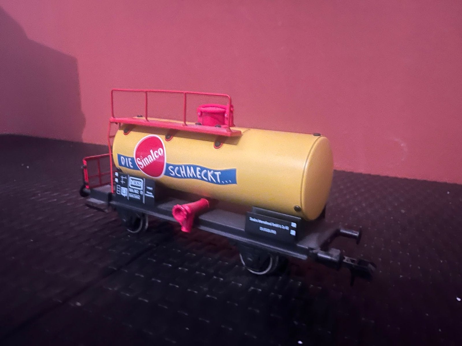 Märklin Maxi Simalco Ketelwagon - Zo goed als nieuw, Wisselstroom, Wagon, Ophalen of Verzenden, Zo goed als nieuw