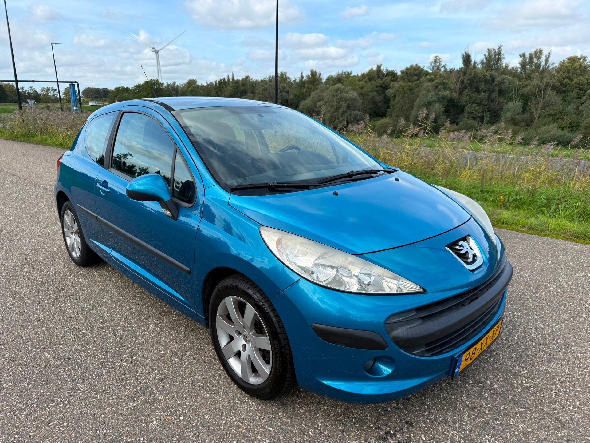 Peugeot 207 1.4 VTi | Airco | CarPlay | Nieuwe koppeling | A, Gebruikt, Blauw, 49 €/maand, Origineel Nederlands