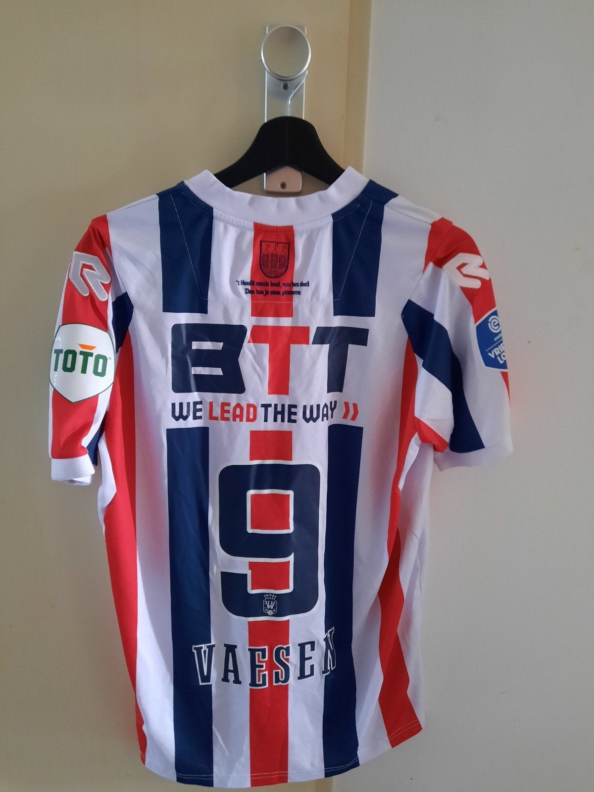 matchworn kyan vaessen willem2, Ophalen of Verzenden, Zo goed als nieuw, Buitenlandse clubs, Shirt