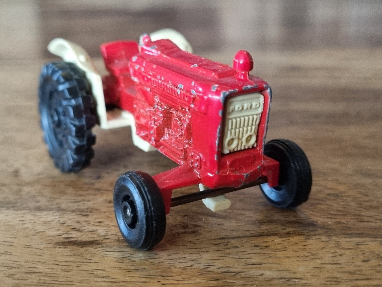 Vintage Majorette Ford Tractor, Ophalen of Verzenden, Gebruikt