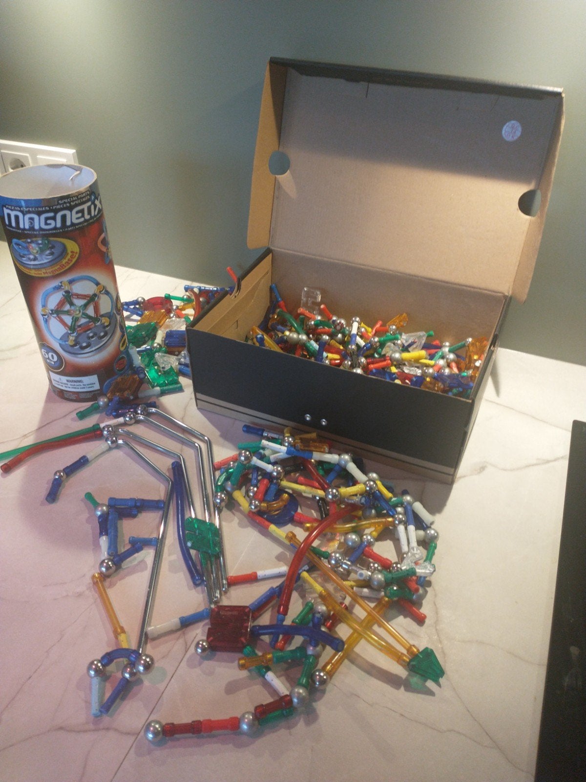Magnetix extra complete set !, Ophalen of Verzenden, Zo goed als nieuw