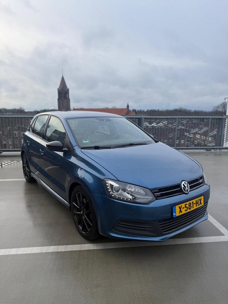 Volkswagen Polo 1.4 TSI GT 103KW 2013 Blauw, Auto's, Volkswagen, Voorwielaandrijving, 1112 kg, 4 cilinders, Blauw