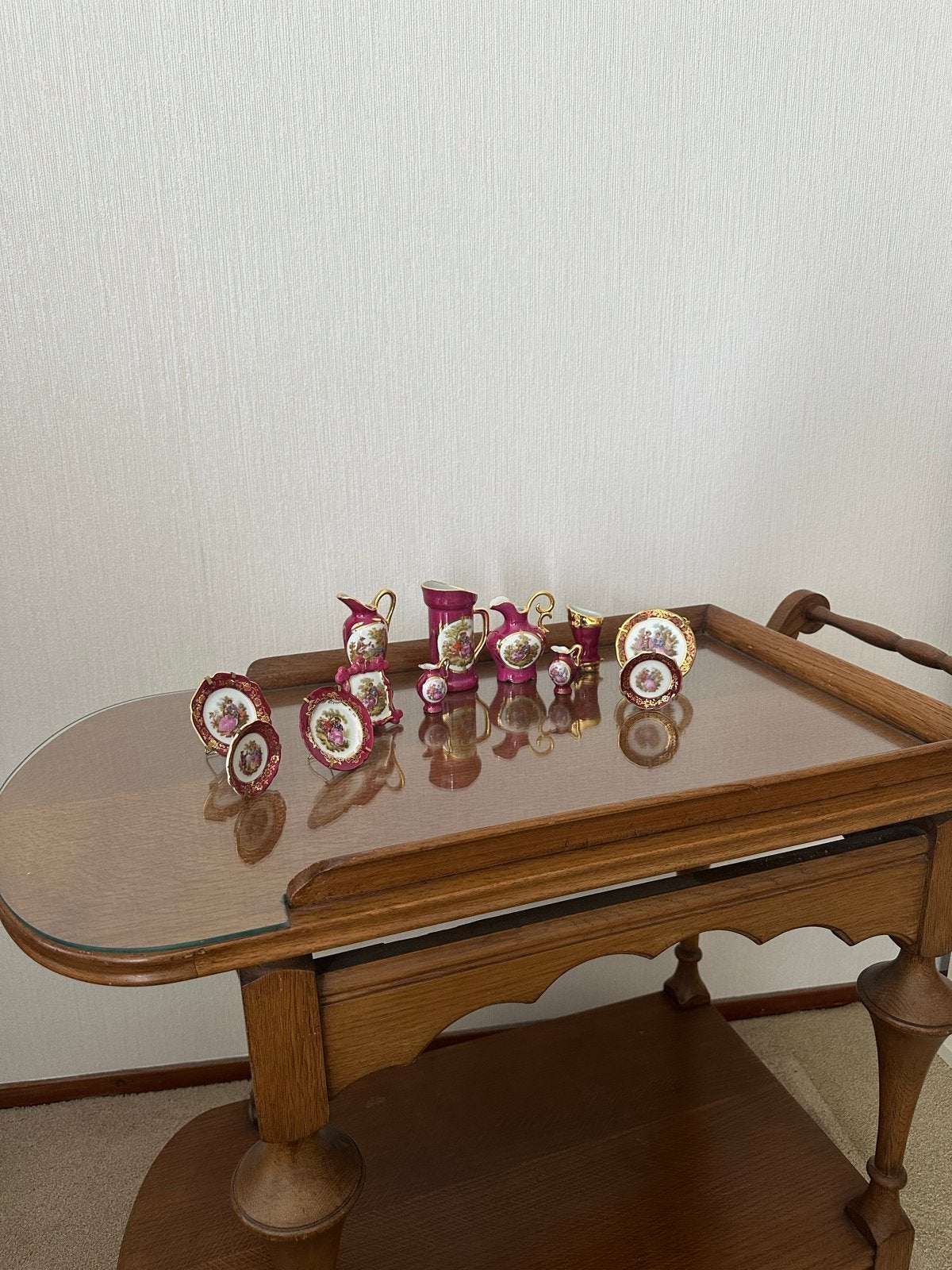 miniatuur porselein van Limoges, Ophalen