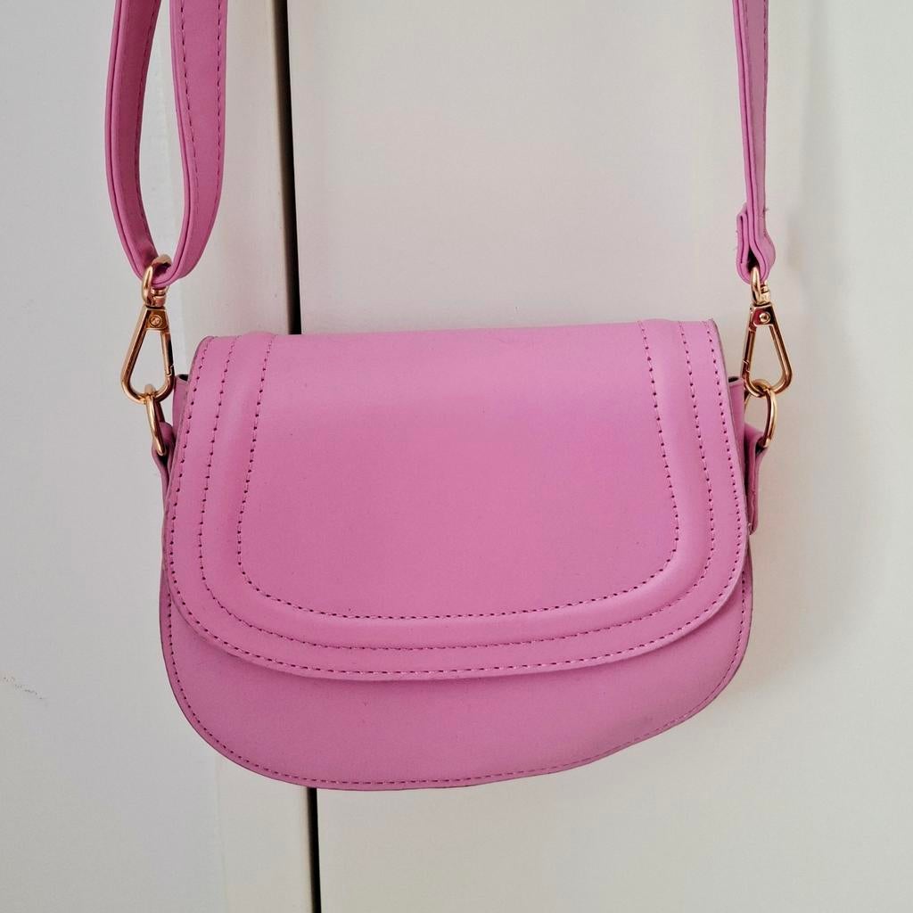 Shoeby vegan leren roze schoudertas - NIEUW, Schoudertasje, Onbekend, Nieuw, Ophalen of Verzenden