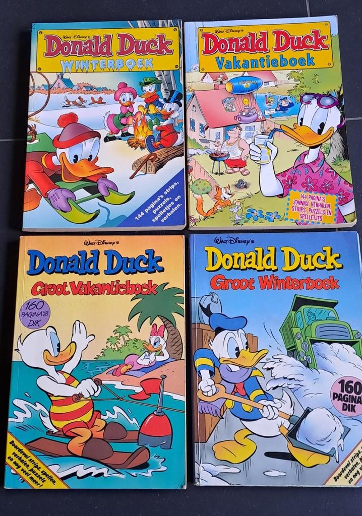 Donald Duck vakantieboek en winterboek, Ophalen of Verzenden, Gelezen, Fictie algemeen