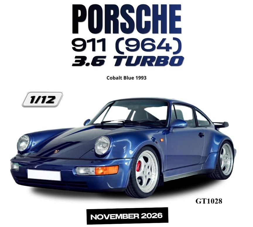 Porsche 964 3.6 Turbo 1/12 GT Spirit nieuw, Ophalen of Verzenden, Nieuw, 1:9 t/m 1:12, Auto