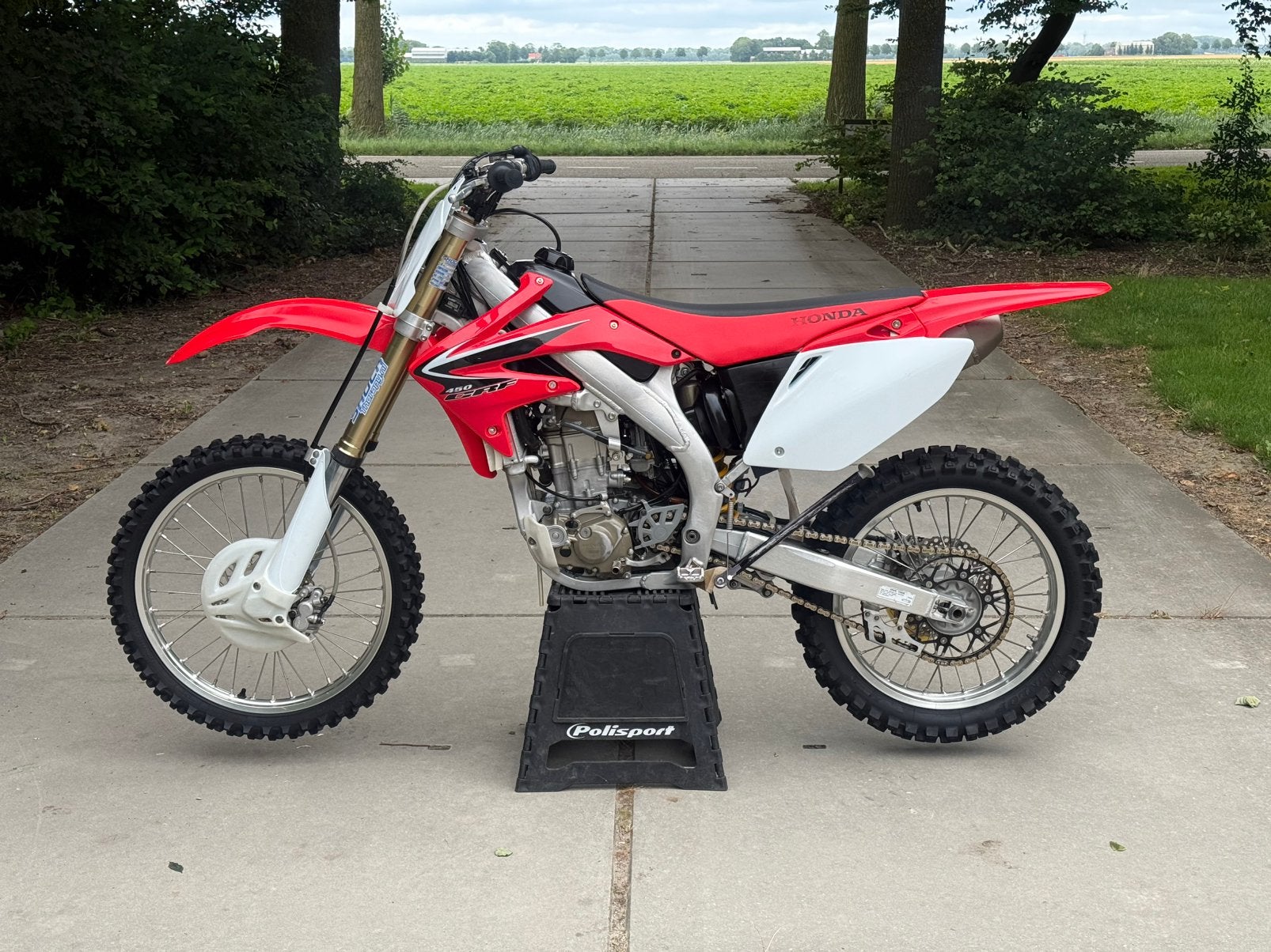 Honda CRF450 2008 - super staat! CRF KXF YZF SXF RMZ 250 450, 450 cc, Bedrijf, Crossmotor