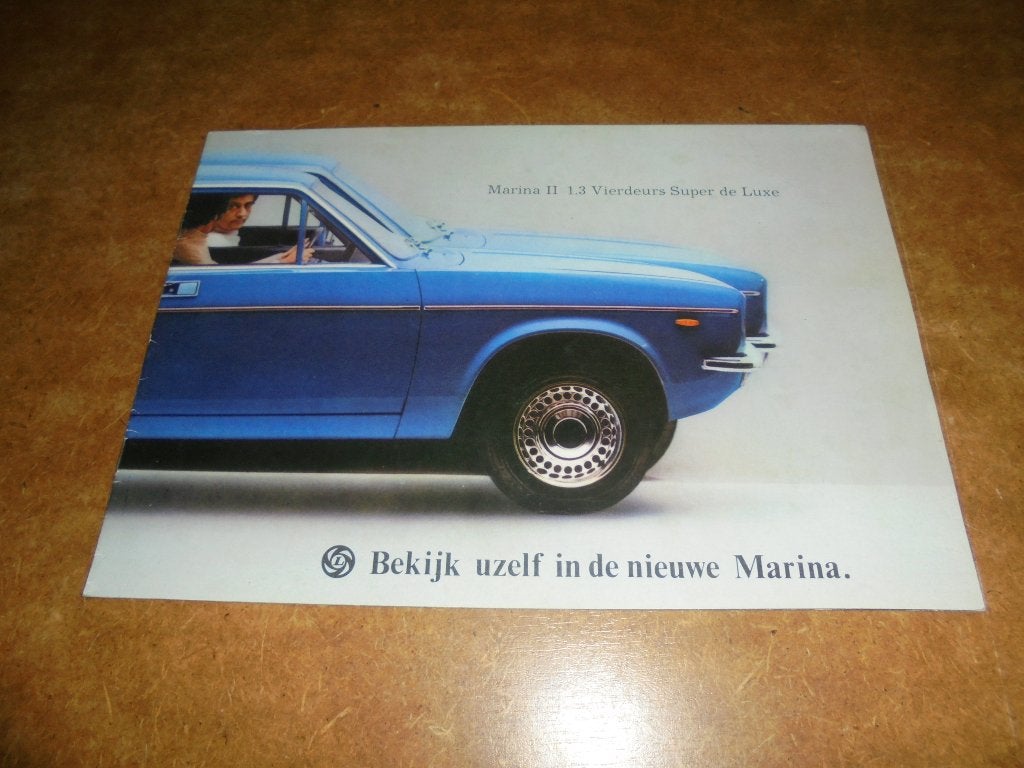brochure Morris Marina II 1.3 vierdeurs SDL, Ophalen of Verzenden, Zo goed als nieuw, Overige merken