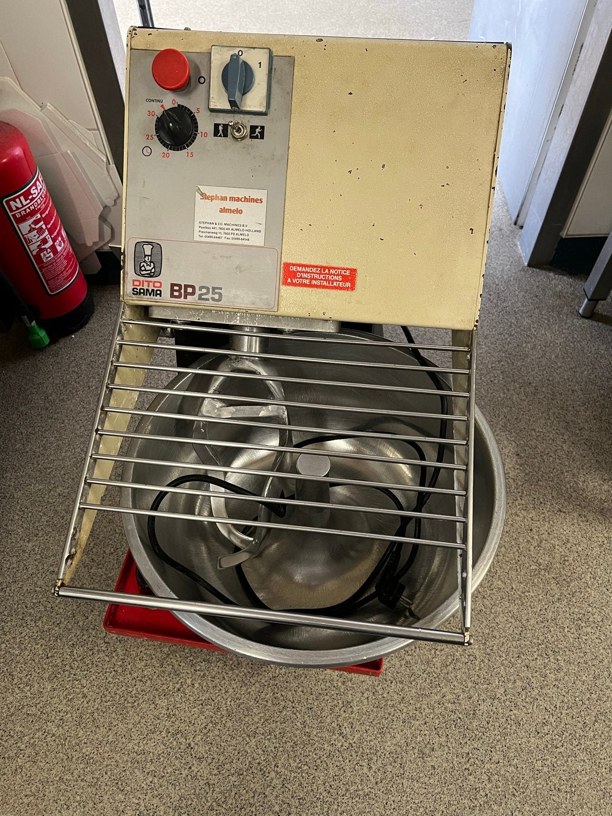 DITO SAMA BP25 Professionele Keukenmachine/Deegmenger, Ophalen, Metaal, Meerkleurig, Overige merken