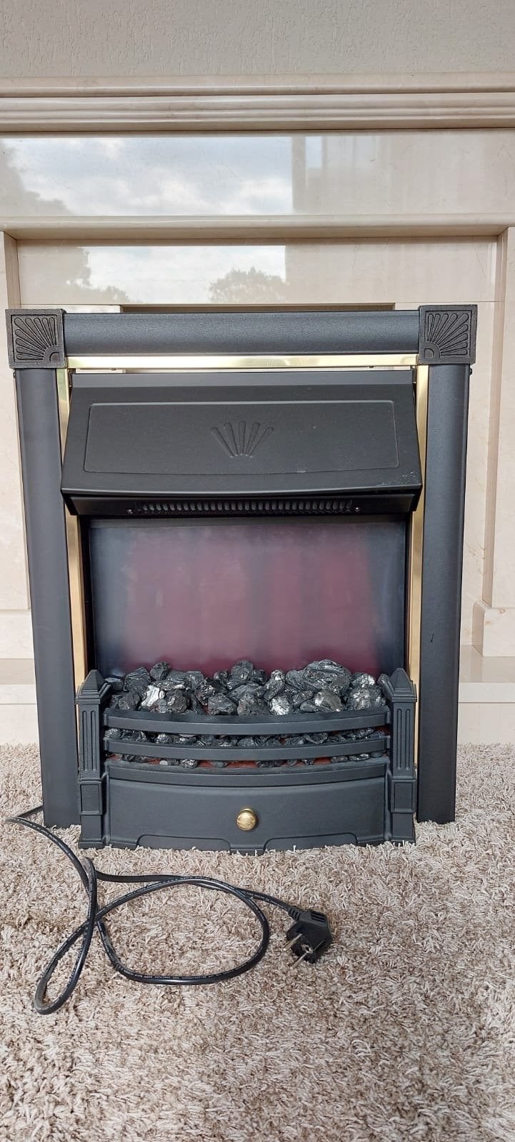 Dimplex E.LIN20 BL Elektrische Haard - Zo goed als nieuw, Ophalen, Zo goed als nieuw, Inbouwhaard, Elektrische haard