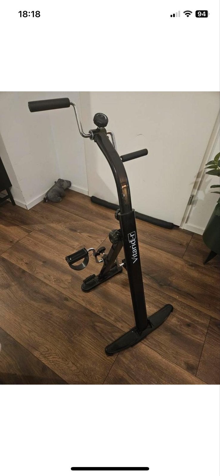 Vitarid-r Stoelfiets - Compacte en effectieve thuistrainer, Armen, Ophalen of Verzenden, Zo goed als nieuw, Metaal