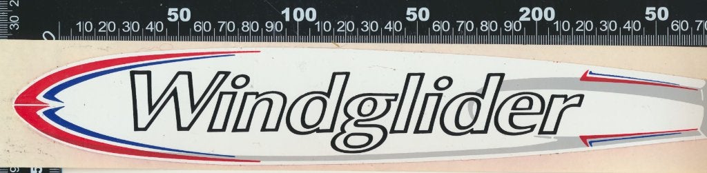 Sticker: Windglider, Ophalen of Verzenden, Zo goed als nieuw, Sport